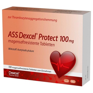 ASS-Dexcel-Protect-100-mg-magensaftres-Tabletten Produktbild