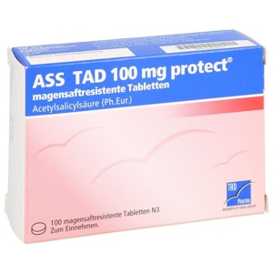 ASS TAD 100 mg protect magensaftres.Filmtabletten Produktbild