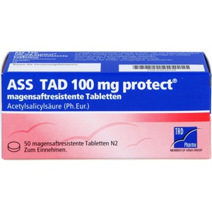 ASS TAD 100 mg protect magensaftres.Filmtabletten Produktbild