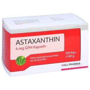 Astaxanthin 4 mg GPH Kapseln Produktbild