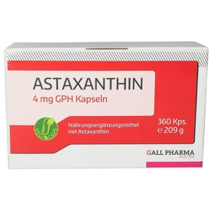 Astaxanthin 4 mg GPH Kapseln, 360 St Kapseln Produktbild