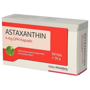 Astaxanthin 4 mg GPH Kapseln Produktbild