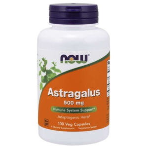 Astragalus 500 mg 100 kapslar - Now Foods produkt bild