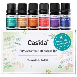 ÄTHERISCHE Öle Duftmischungen Set naturrein Top 6 Produktbild