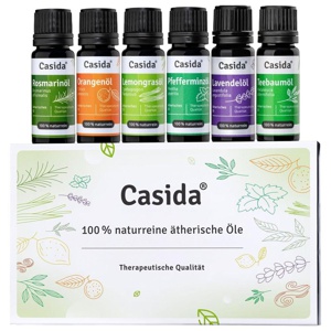 ÄTHERISCHE Öle Set naturrein Top 6 Aromatherapie Produktbild