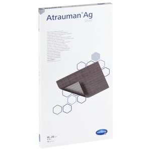 ATRAUMAN Ag 10x20 cm steril Kompressen Produktbild