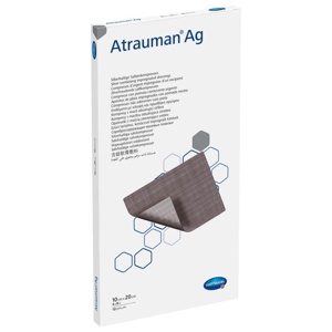 ATRAUMAN Ag 10x20 cm steril Kompressen Produktbild