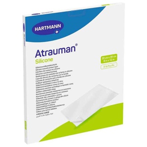 ATRAUMAN Silicone steril 20x30 cm Kompressen Produktbild