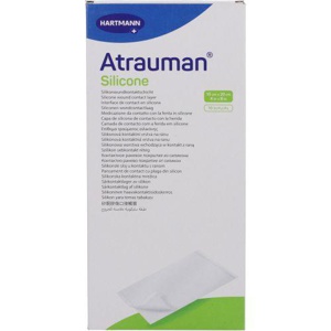 ATRAUMAN Silicone steril 10x20 cm Kompressen Produktbild