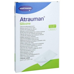 ATRAUMAN Silicone steril 7,5x10 cm Kompressen Produktbild
