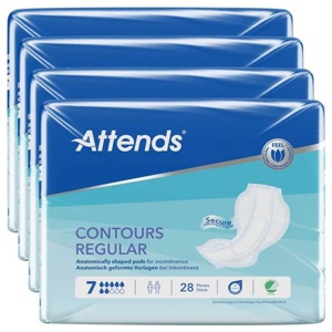 ATTENDS Contours Regular 7 Vorlagen 4X28 St Produktbild
