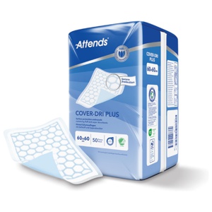 Attends Cover-Dri Plus 60x60cm, 50 stk. produktbilde