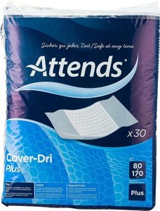 Attends Cover-Dri Plus 80 x 170cm Underpads Pack of 30 product image