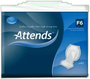 Attends Faecal Pads F6 Pack of 40 product image