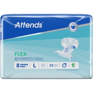Attends Flex 8 L beltebleier 28 stk produktbilde