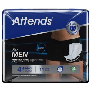 Attends For MEN Protective Pad 4 14 St Produktbild
