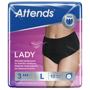 ATTENDS Lady Discreet Underwear 3 L Produktbild