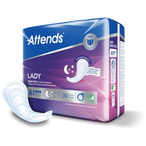 Attends Lady Night Pad 6 nattbind 30 stk produktbilde