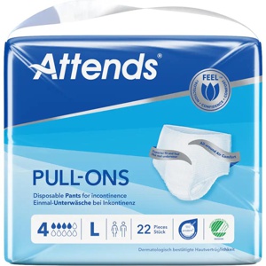 Attends Pull-Ons 4 L - bleiebukse for urinlekkasje 22 stk produktbilde
