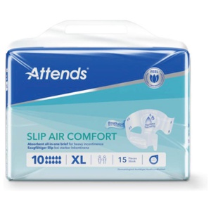 Attends Slip Air Comfort 10 XL teipbleier 15 stk produktbilde