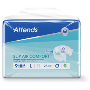 Attends Slip Air Comfort 9 L teipbleier 28 stk produktbilde