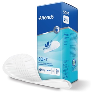 Attends Soft 0 Micro truseinnlegg for urinlekkasje 28 stk produktbilde