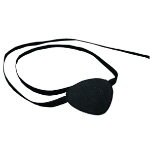AUGENKLAPPE mit Bindeband schwarz Produktbild