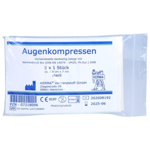 Augenkompressen steril 5,8x7, 5X1 St Kompressen Produktbild