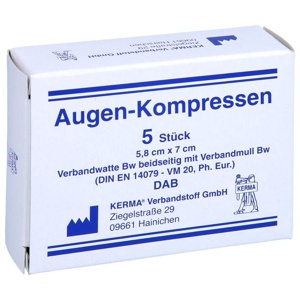 Augenkompressen unsteril 5,8, 5 St Kompressen Produktbild