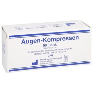 Augenkompressen unsteril 5,8, 50 St Kompressen Produktbild