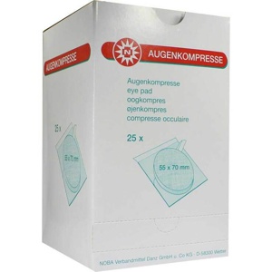 AUGENKOMPRESSEN 55x70 mm steril einzeln verpackt Produktbild