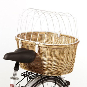 Aumüller Hunde-Fahrradkorb mit Schutzgitter Produktbild