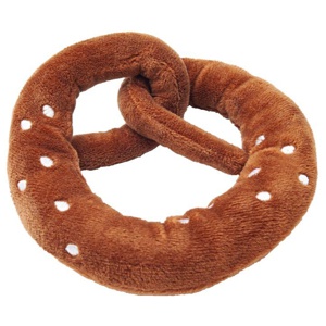 Aumüller Katzenspielkissen Plüsch-Brezel Produktbild