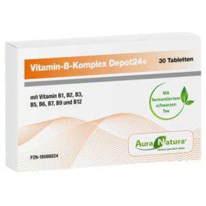 AuraNatura Vitamin B-Komplex Depot 24+ Tabletten Produktbild