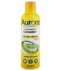 Aurora Mega-Liposomal Curcumin + C-vitamin produkt bild