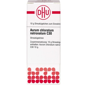 AURUM CHLORATUM NATRONATUM C 30 Globuli Produktbild