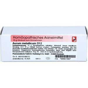 AURUM METALLICUM D 12 Globuli Produktbild