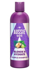 Aussie SOS Blonde & Hydrate Purple Shampoo 300 ml produktbilde