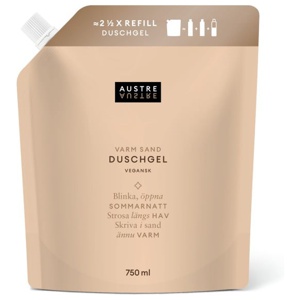 AUSTRE Duschgel Varm Sand Refill 750 ml produkt bild