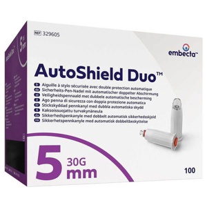 AUTOSHIELD Duo Sicherheits-Pen-Nadeln 5 mm Produktbild