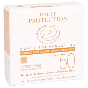 AVENE Kompaktsonnencreme SPF 50 gold 2010 Produktbild