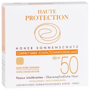 AVENE Kompaktsonnencreme SPF 50 sand 2010 Produktbild