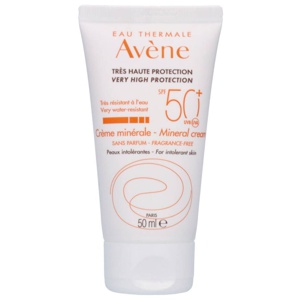 Avéne Mineral Cream Very Water Resistant Fragrance-Free SPF 50+ produktbillede