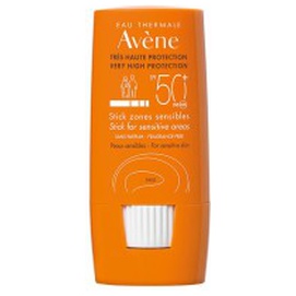 Avène Solaire Haute Protection Stick Zonas Sensibles SPF50+ 8ml Produktbild