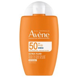 Avène Solaire Ultra Invisible Fluid Sensitive Skin SPF50 50ml Produktbild