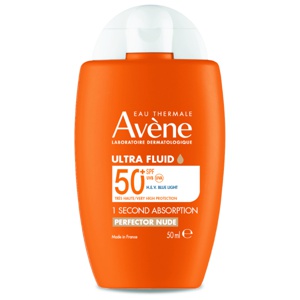 Avène Ultra Fluid Perfector SPF50+ solkrem 50 ml produktbilde