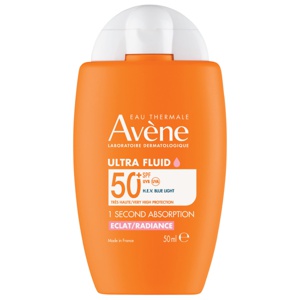 Avène Ultra Fluid Radiance ansiktssolkrem SPF50+ 50 ml produktbilde