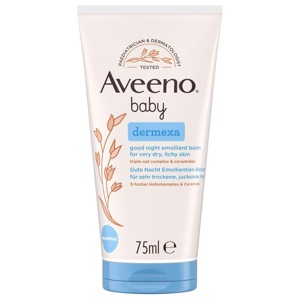 Aveeno baby Dermexa Gute Nacht Emollientien Balsam, 75 ml Balsam Produktbild