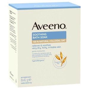 Aveeno Beruhigender Badezusatz, 8X42 g Bad Produktbild