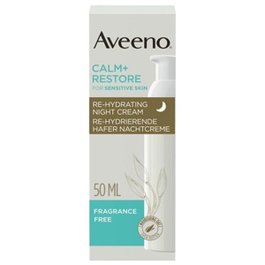 AVEENO Calm+ Restore Re-Hydrierende Hafer Nachtcr. Produktbild